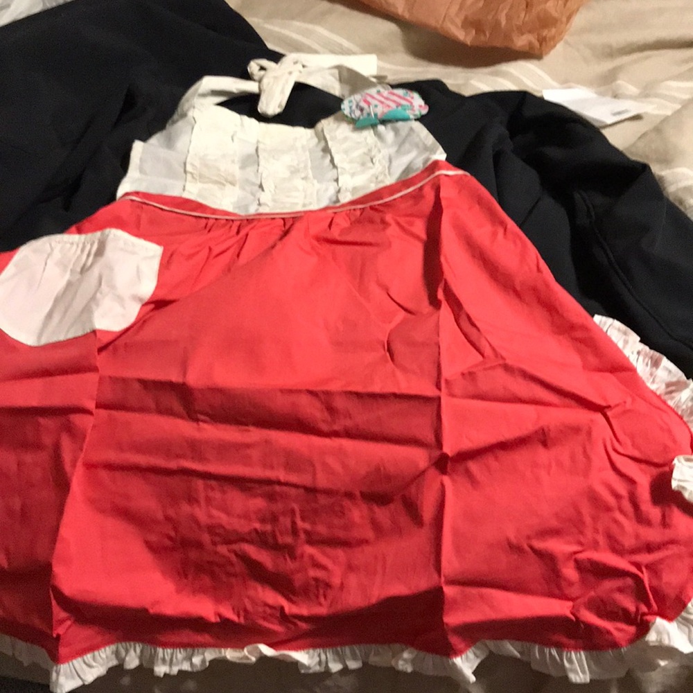 Anthropology Ruffled Apron